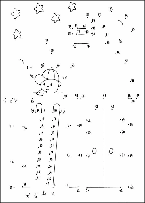 Coloring page: Point to point coloring (Color by Number) #125929 - Free Printable Coloring Pages