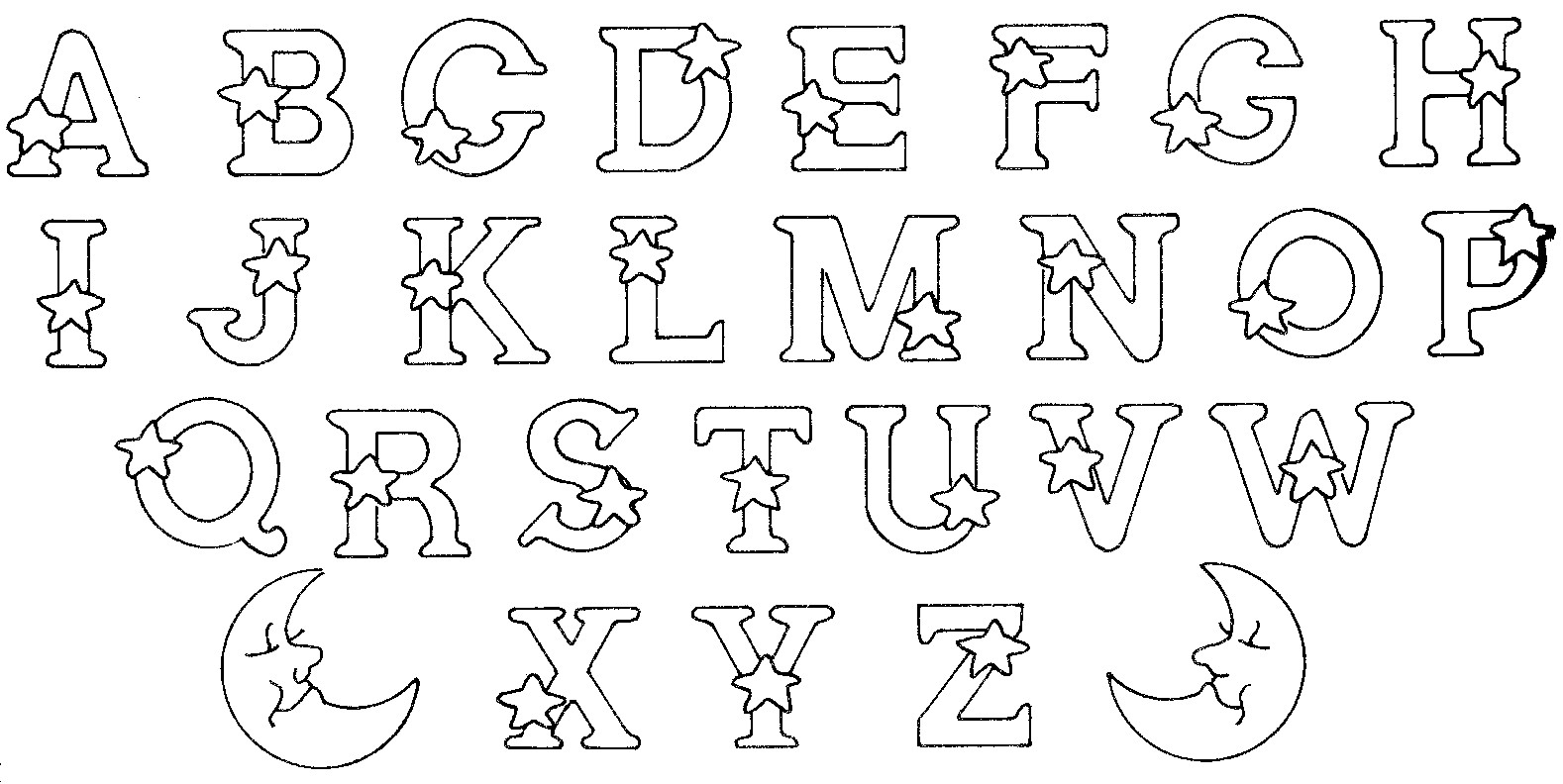 Coloring page: Alphabet (Educational) #124580 - Free Printable Coloring Pages