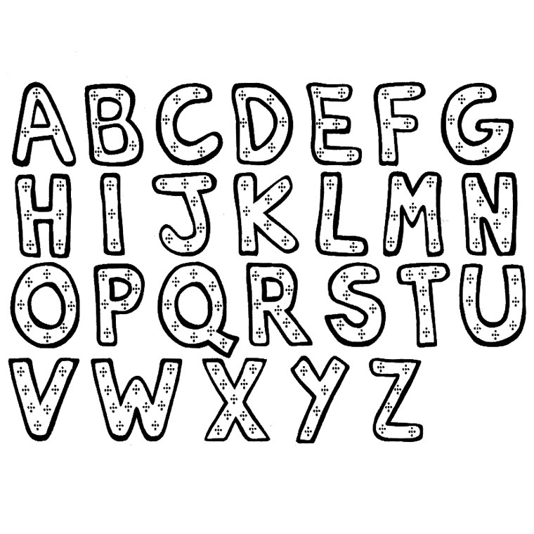 Coloring page: Alphabet (Educational) #124581 - Free Printable Coloring Pages