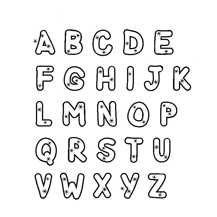 Coloring page: Alphabet (Educational) #124582 - Free Printable Coloring Pages