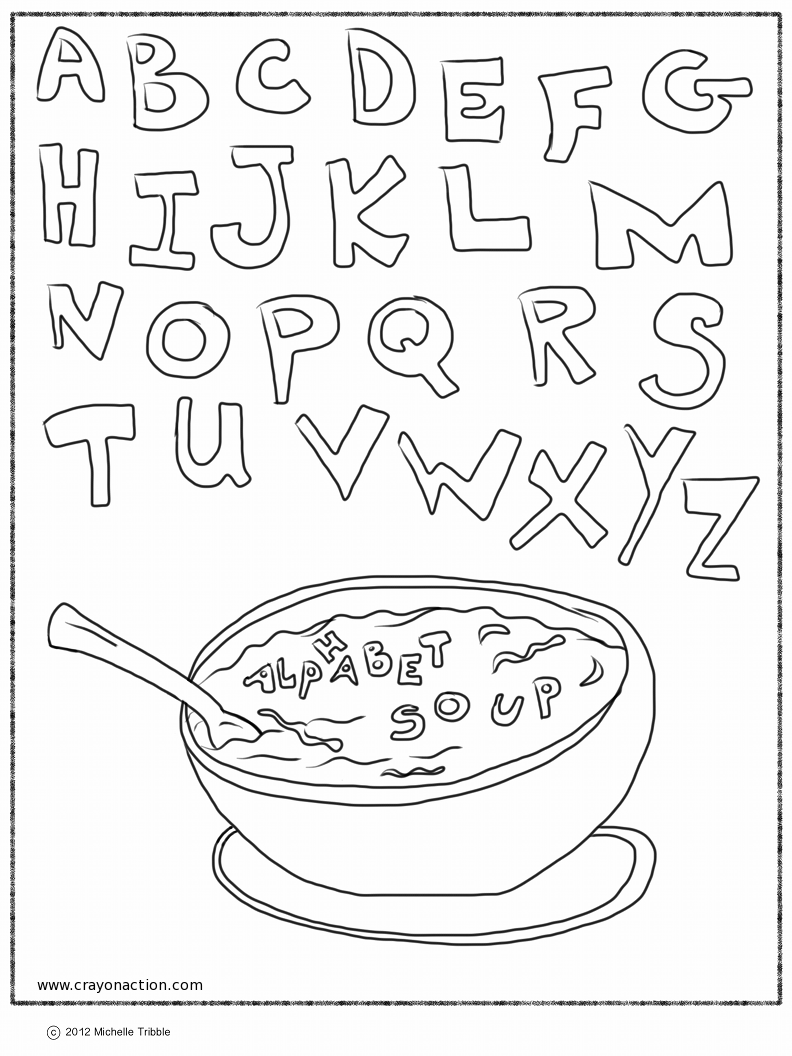 Coloring page: Alphabet (Educational) #124590 - Printable coloring pages