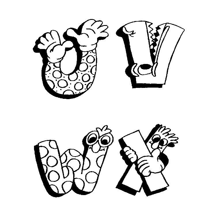 Coloring page: Alphabet (Educational) #124599 - Free Printable Coloring Pages