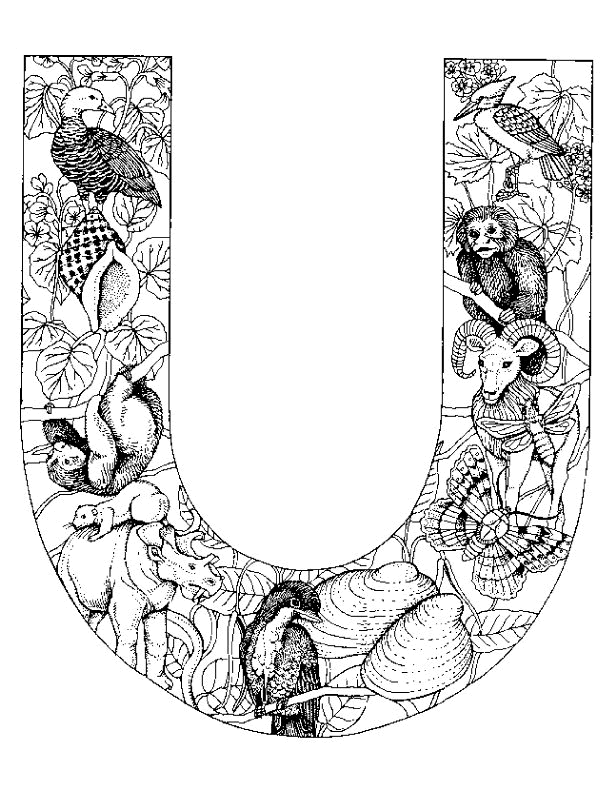 Coloring page: Alphabet (Educational) #124632 - Printable coloring pages