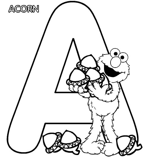 Coloring page: Alphabet (Educational) #124635 - Free Printable Coloring Pages
