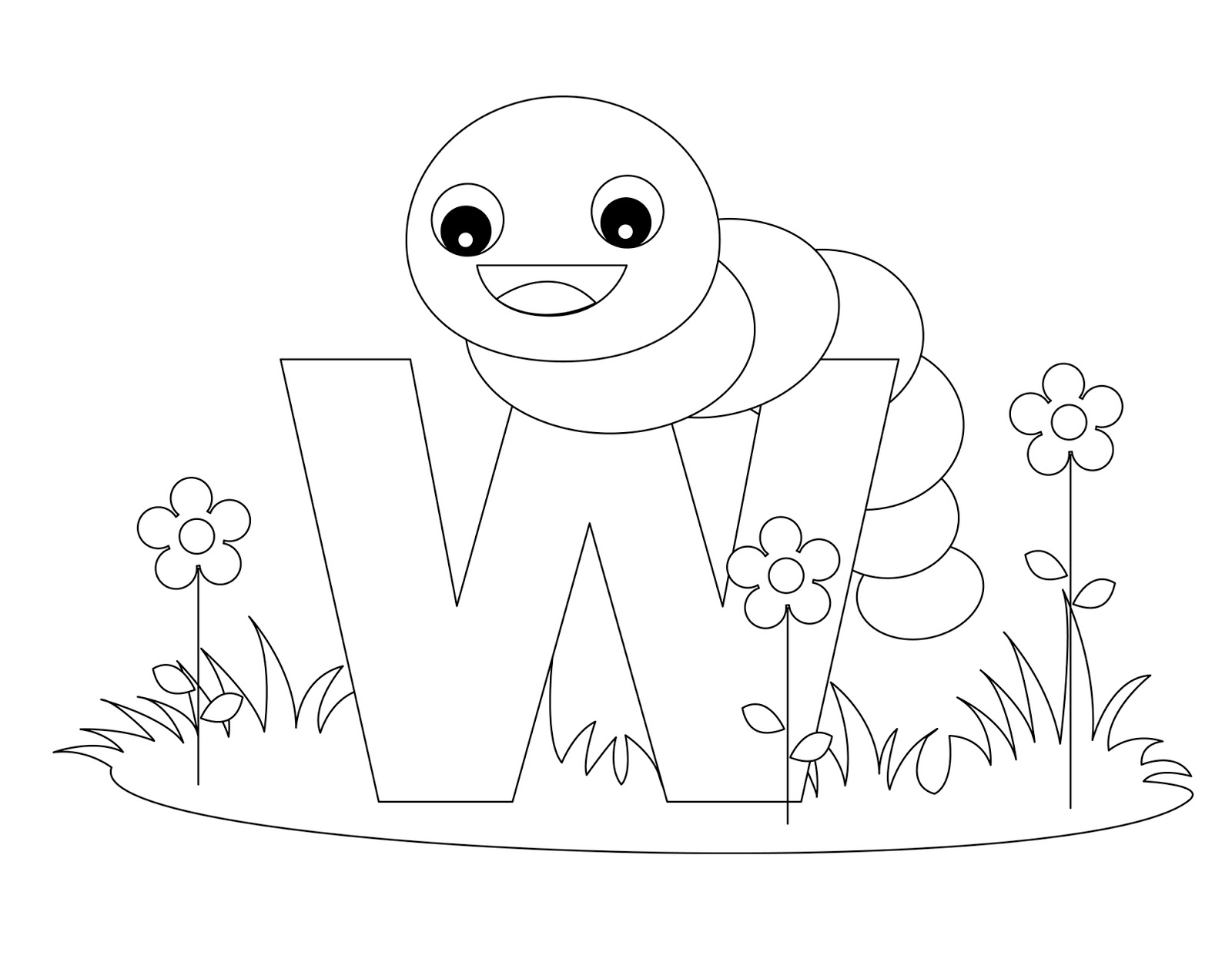Coloring page: Alphabet (Educational) #124652 - Free Printable Coloring Pages