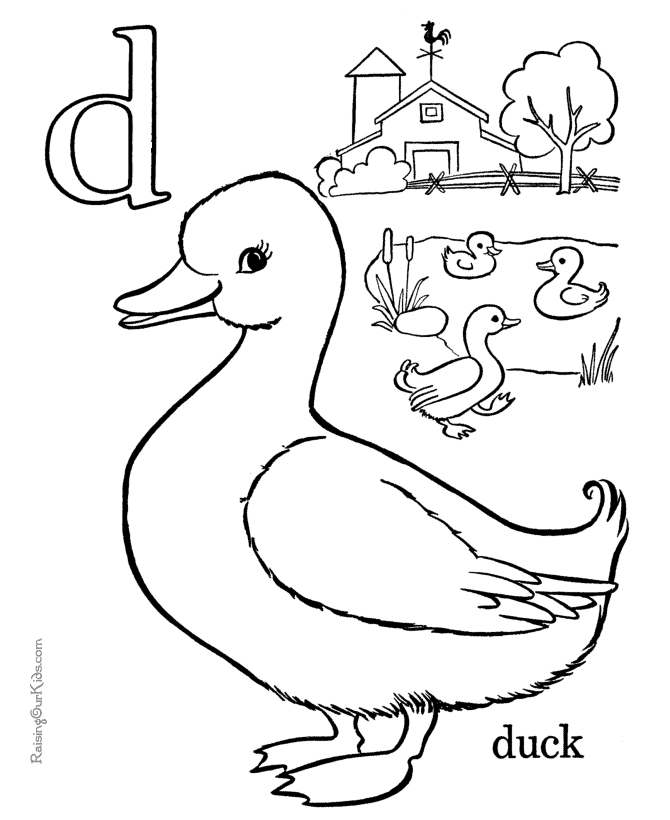 Coloring page: Alphabet (Educational) #124676 - Free Printable Coloring Pages