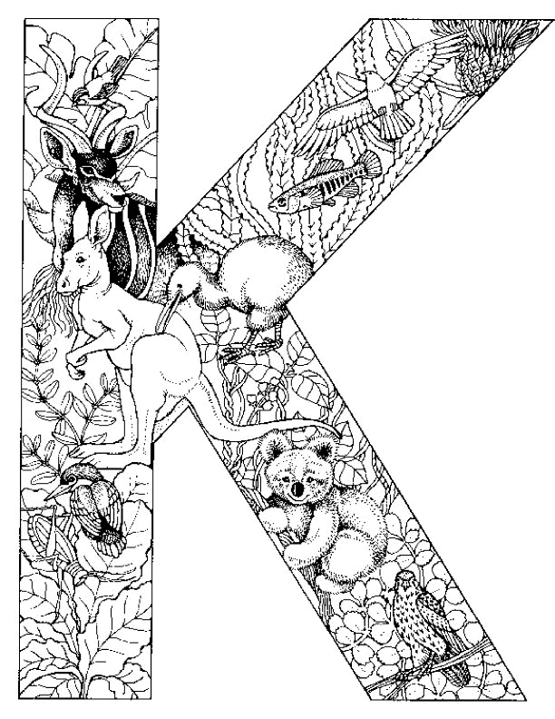 Coloring page: Alphabet (Educational) #124684 - Free Printable Coloring Pages