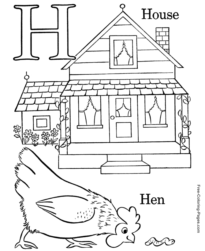 Coloring page: Alphabet (Educational) #124706 - Free Printable Coloring Pages