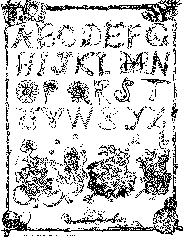 Coloring page: Alphabet (Educational) #124720 - Free Printable Coloring Pages