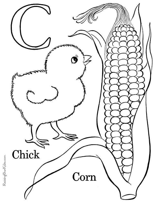Coloring page: Alphabet (Educational) #124748 - Printable coloring pages