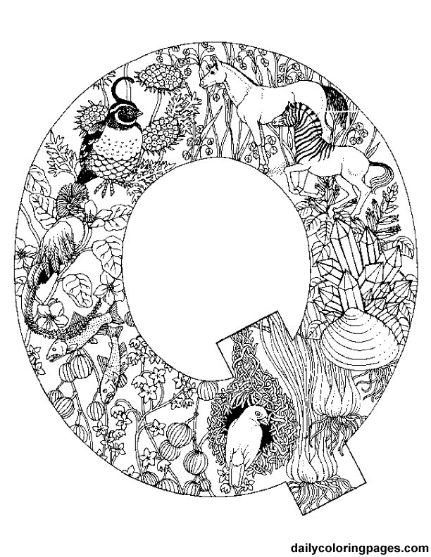 Coloring page: Alphabet (Educational) #124803 - Free Printable Coloring Pages