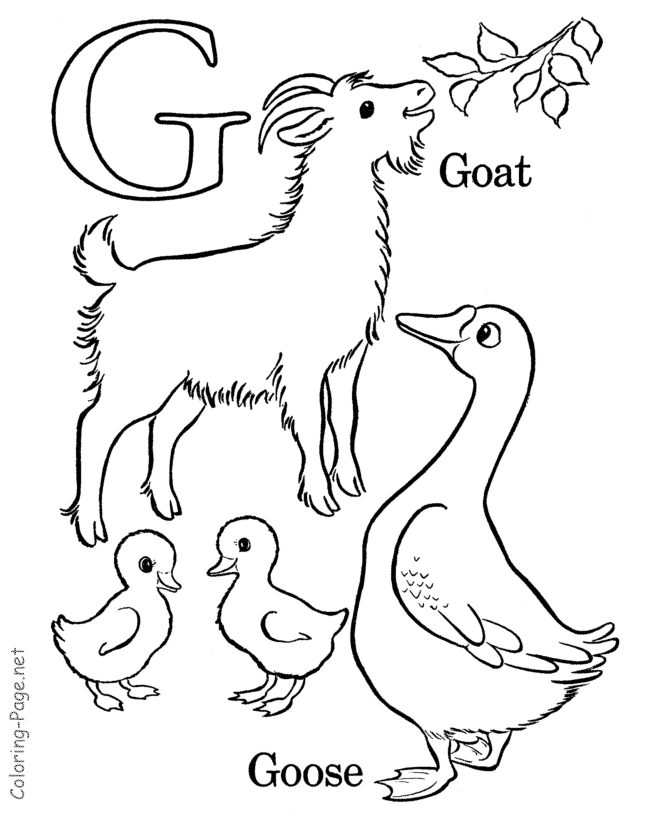 Coloring page: Alphabet (Educational) #124809 - Free Printable Coloring Pages