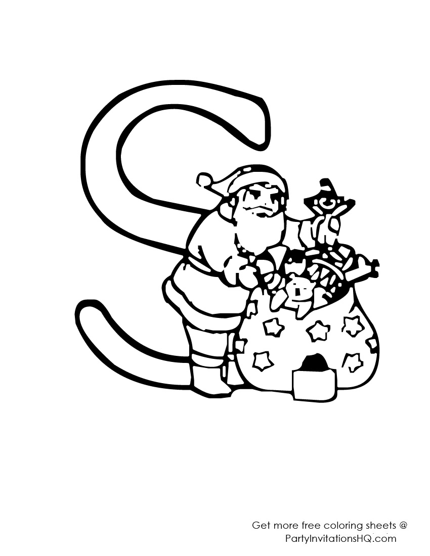 Coloring page: Alphabet (Educational) #124818 - Printable coloring pages