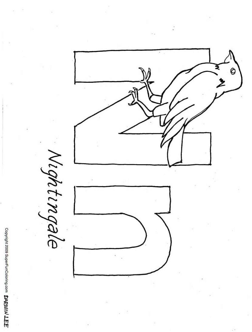 Coloring page: Alphabet (Educational) #124825 - Free Printable Coloring Pages