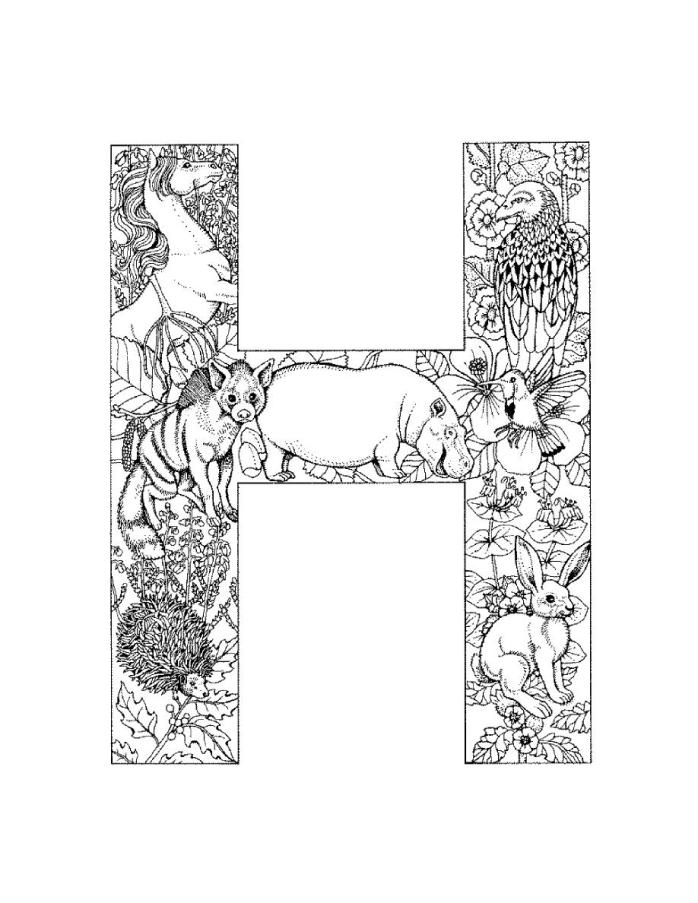 Coloring page: Alphabet (Educational) #124851 - Free Printable Coloring Pages