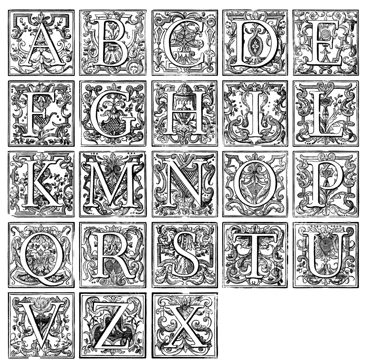 Coloring page: Alphabet (Educational) #124868 - Free Printable Coloring Pages