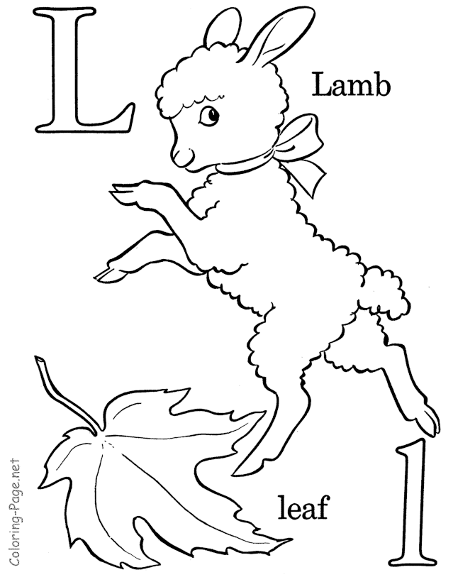 Coloring page: Alphabet (Educational) #124880 - Printable coloring pages