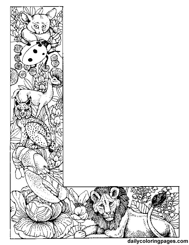 Coloring page: Alphabet (Educational) #124926 - Printable coloring pages