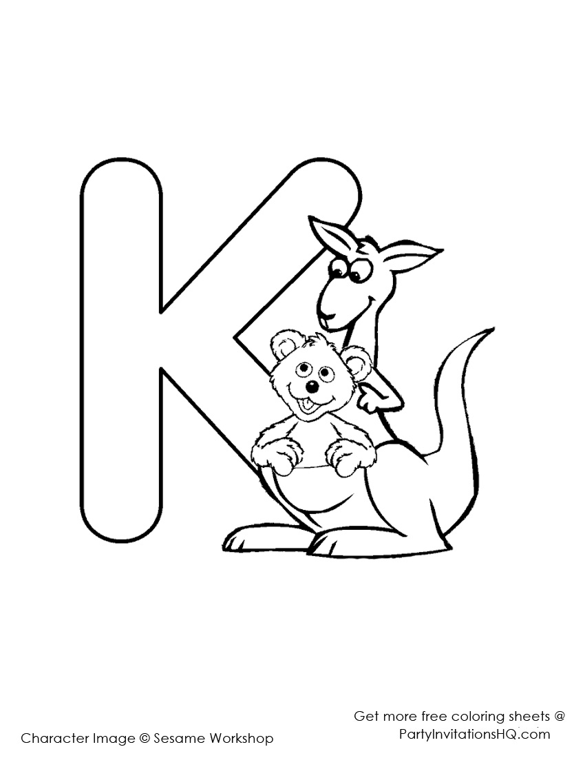 Coloring page: Alphabet (Educational) #124951 - Printable coloring pages