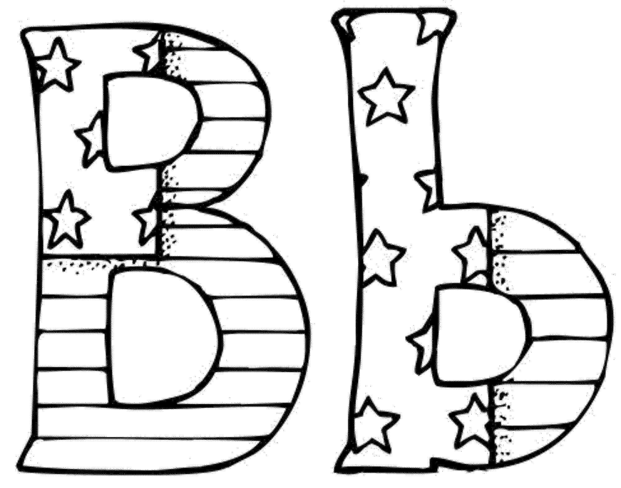 Coloring page: Alphabet (Educational) #124980 - Free Printable Coloring Pages