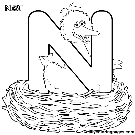 Coloring page: Alphabet (Educational) #124990 - Free Printable Coloring Pages