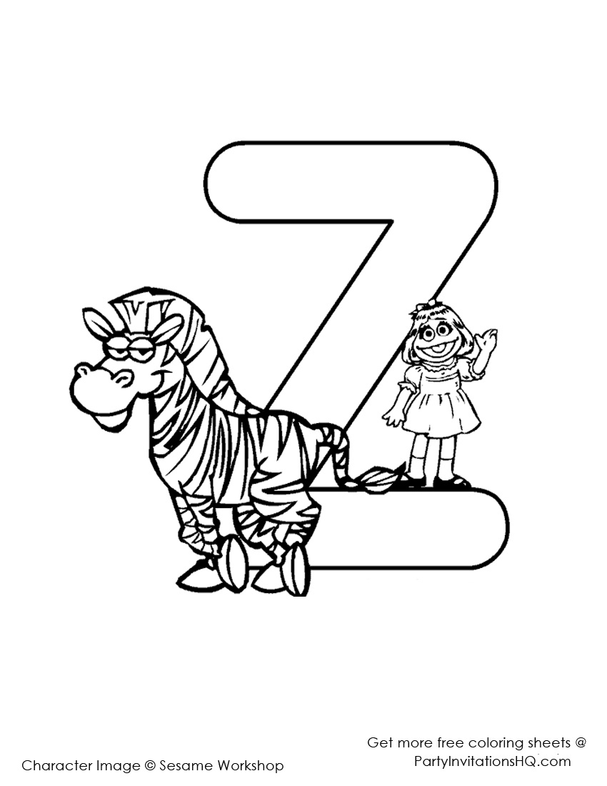 Coloring page: Alphabet (Educational) #125020 - Free Printable Coloring Pages