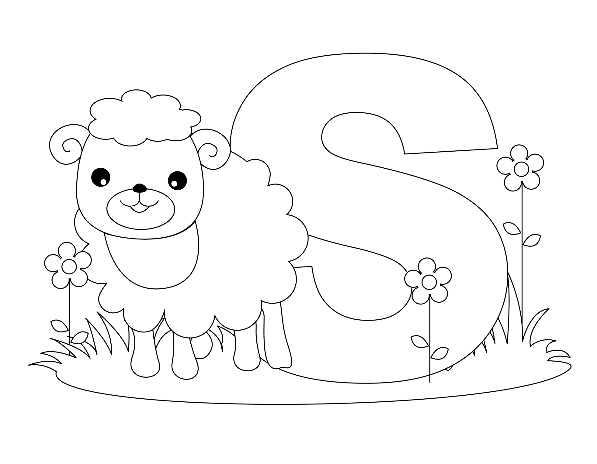 Coloring page: Alphabet (Educational) #125048 - Free Printable Coloring Pages
