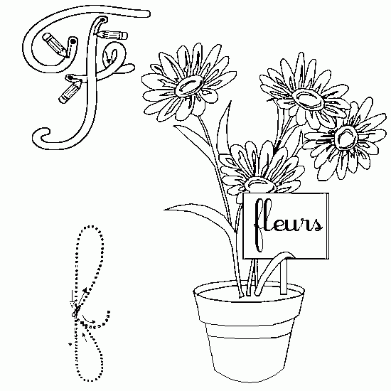 Coloring page: Alphabet (Educational) #125069 - Free Printable Coloring Pages
