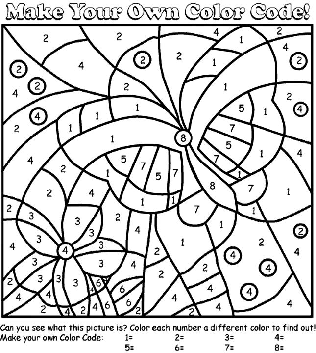 Coloring page: Coloring by numbers (Educational) #125477 - Printable coloring pages