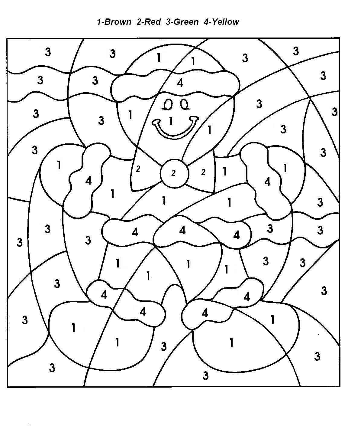 Coloring page: Coloring by numbers (Educational) #125501 - Printable coloring pages