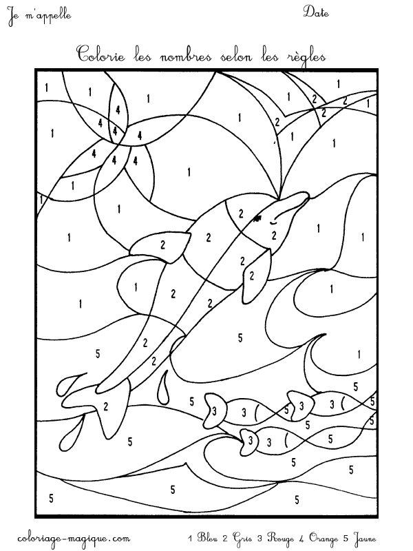 Coloring page: Coloring by numbers (Educational) #125523 - Printable coloring pages