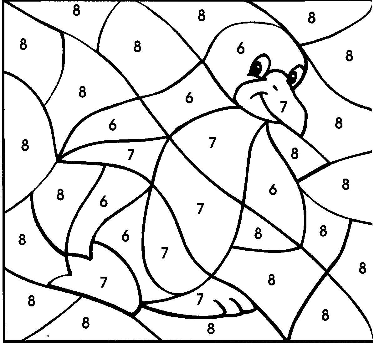Coloring page: Coloring by numbers (Educational) #125681 - Free Printable Coloring Pages