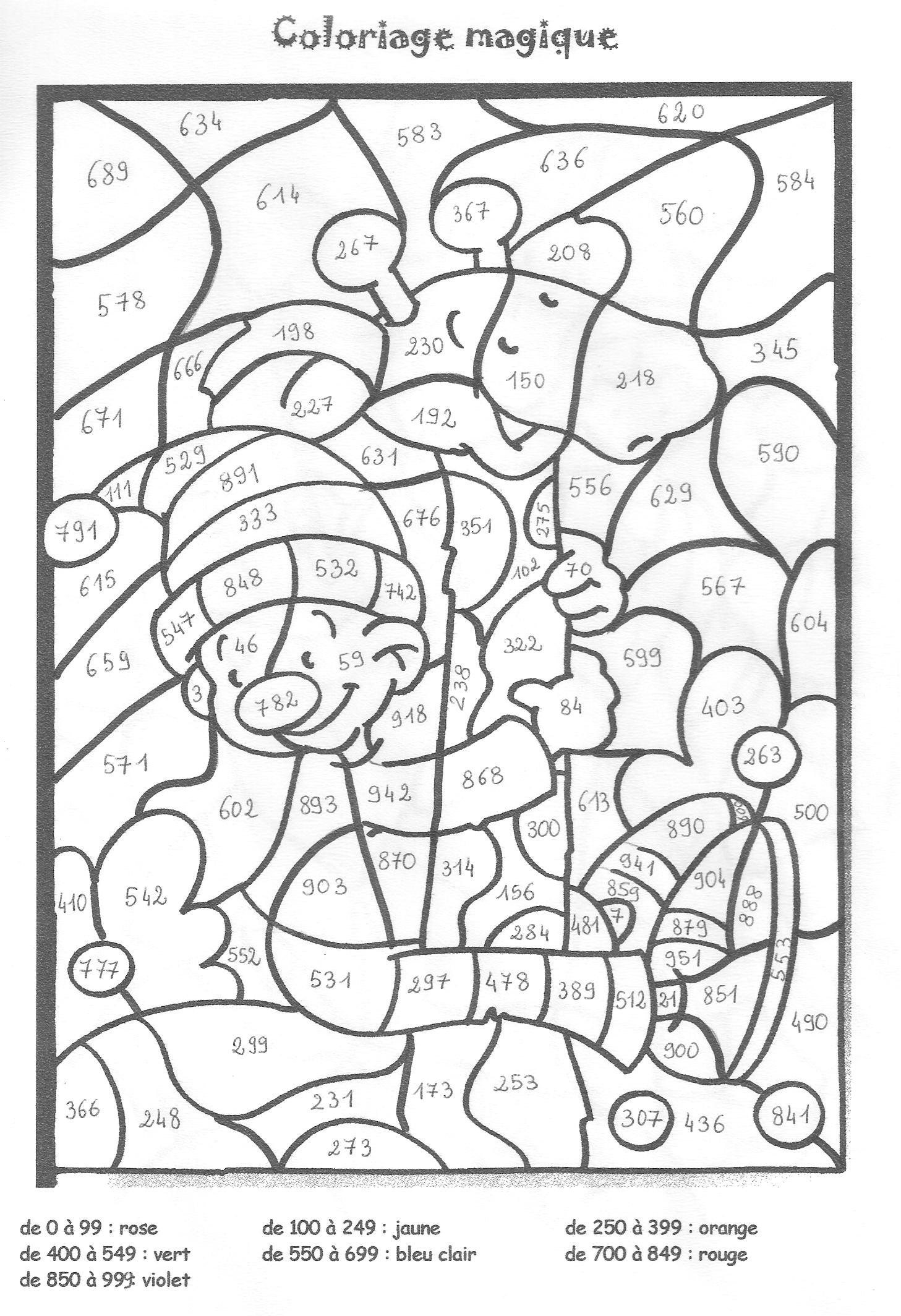 Coloring page: Coloring by numbers (Educational) #125742 - Free Printable Coloring Pages