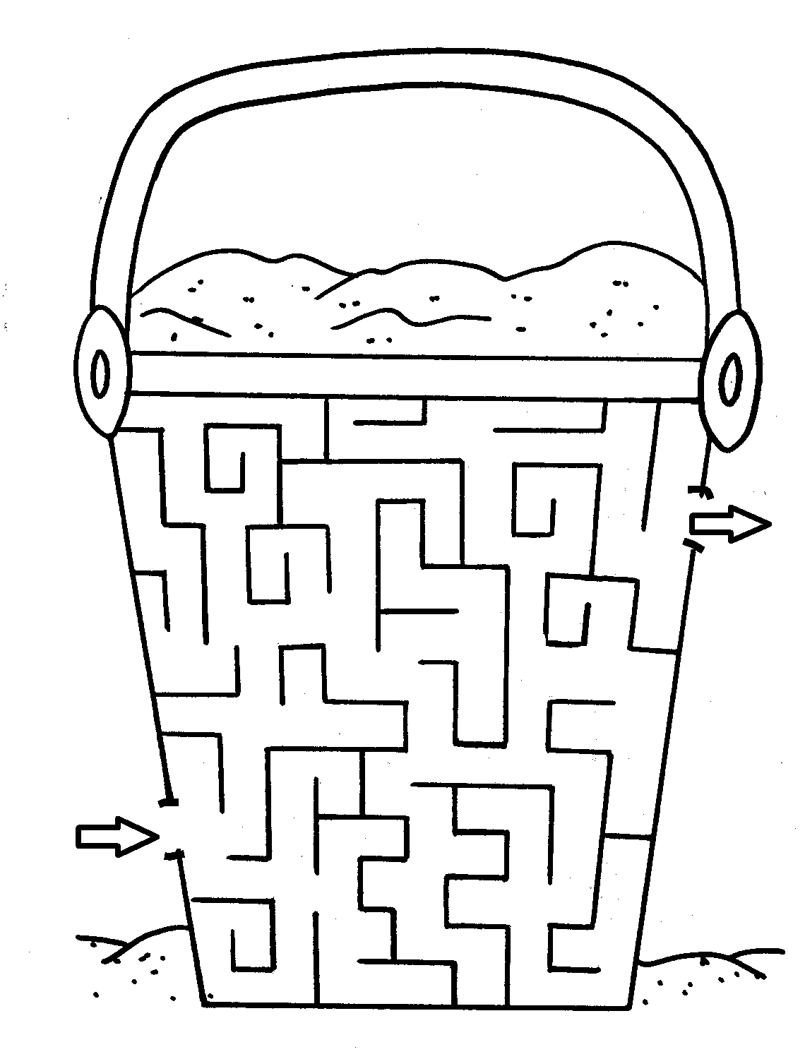 Coloring page: Labyrinths (Educational) #126423 - Free Printable Coloring Pages