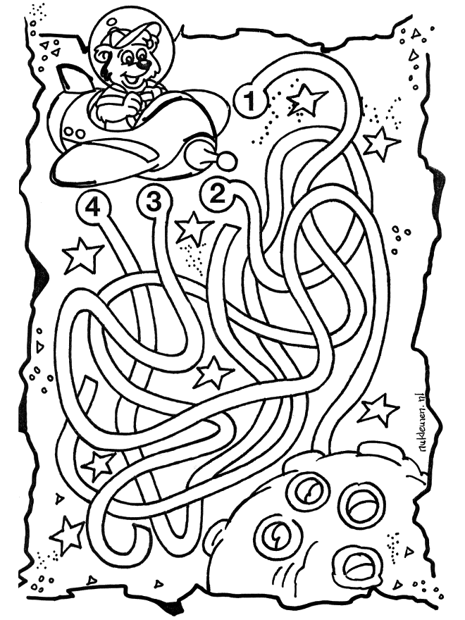 Coloring page: Labyrinths (Educational) #126432 - Printable coloring pages