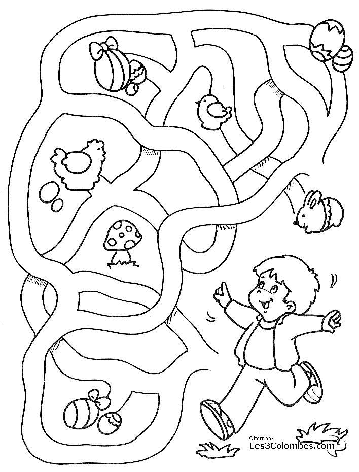 Coloring page: Labyrinths (Educational) #126444 - Free Printable Coloring Pages