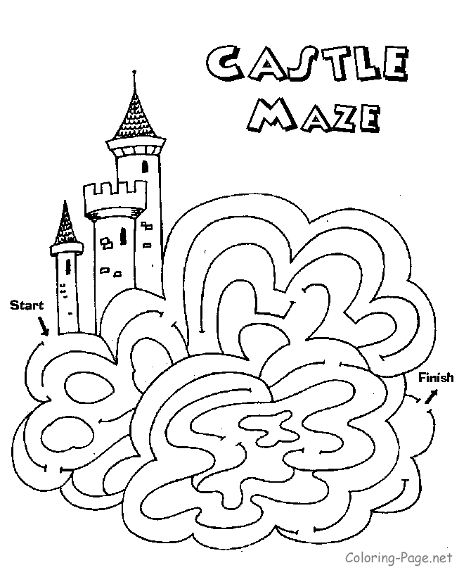 Coloring page: Labyrinths (Educational) #126452 - Free Printable Coloring Pages