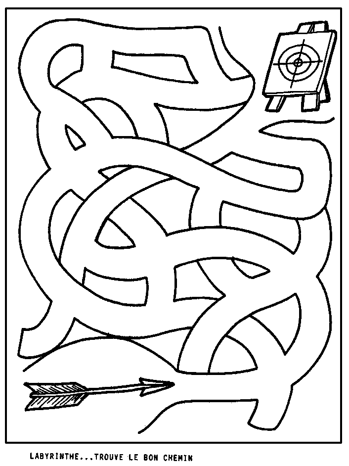 Coloring page: Labyrinths (Educational) #126462 - Free Printable Coloring Pages