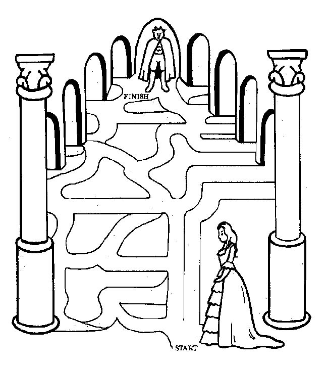 Coloring page: Labyrinths (Educational) #126465 - Printable coloring pages