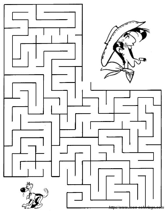 Coloring page: Labyrinths (Educational) #126469 - Printable coloring pages