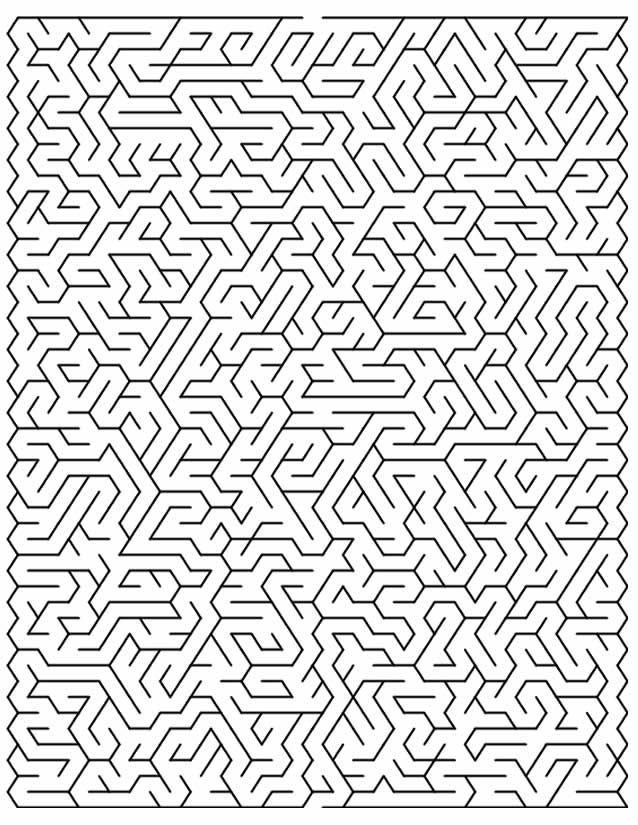 Coloring page: Labyrinths (Educational) #126472 - Printable coloring pages