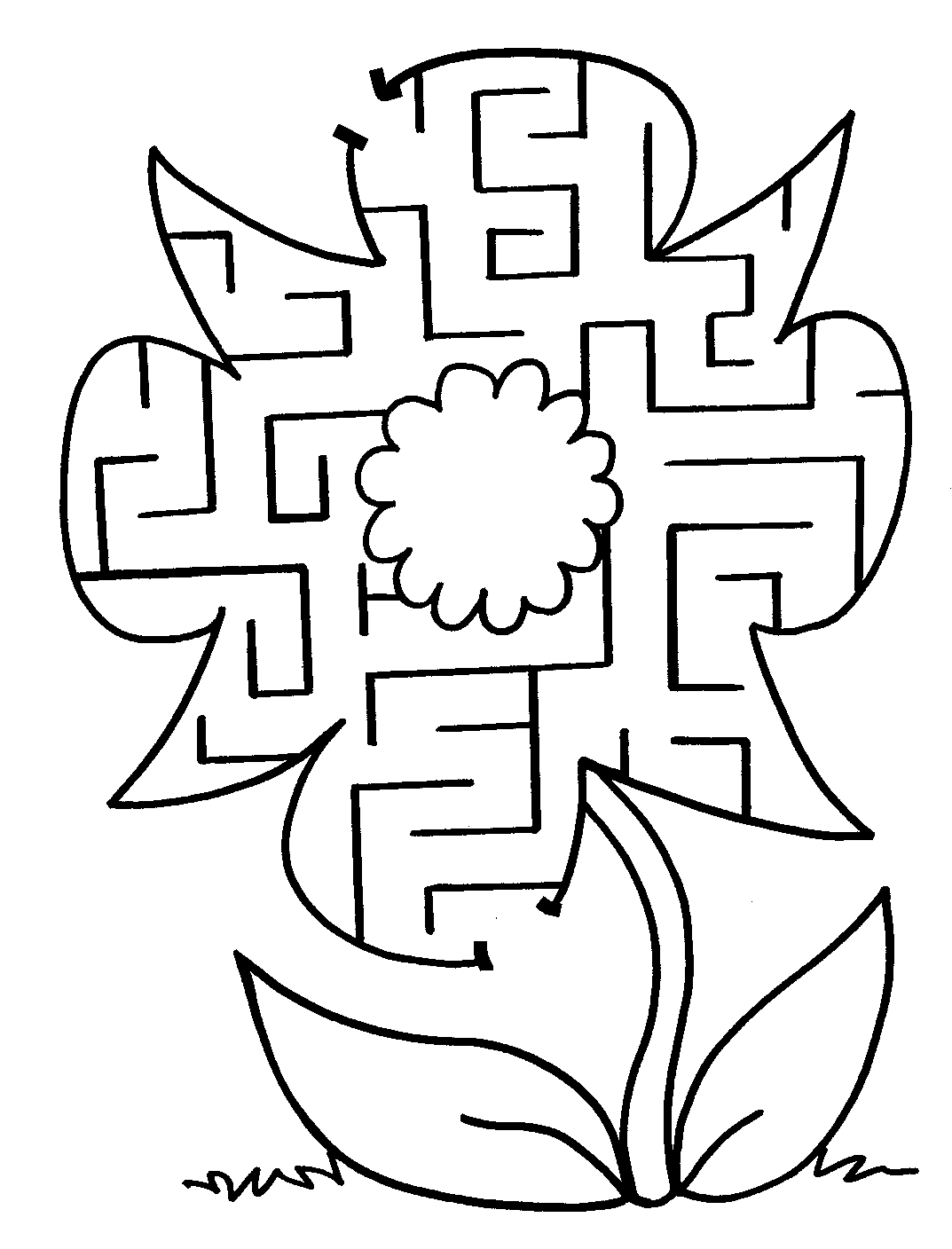 Coloring page: Labyrinths (Educational) #126476 - Printable coloring pages