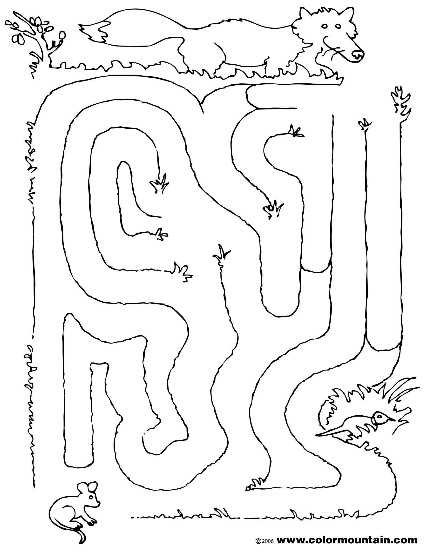 Coloring page: Labyrinths (Educational) #126482 - Free Printable Coloring Pages