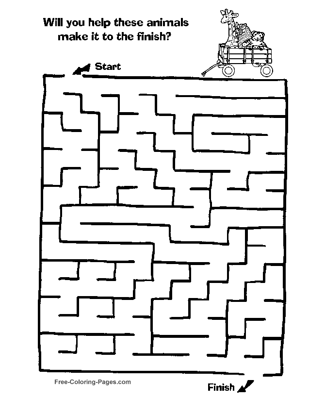 Coloring page: Labyrinths (Educational) #126486 - Free Printable Coloring Pages