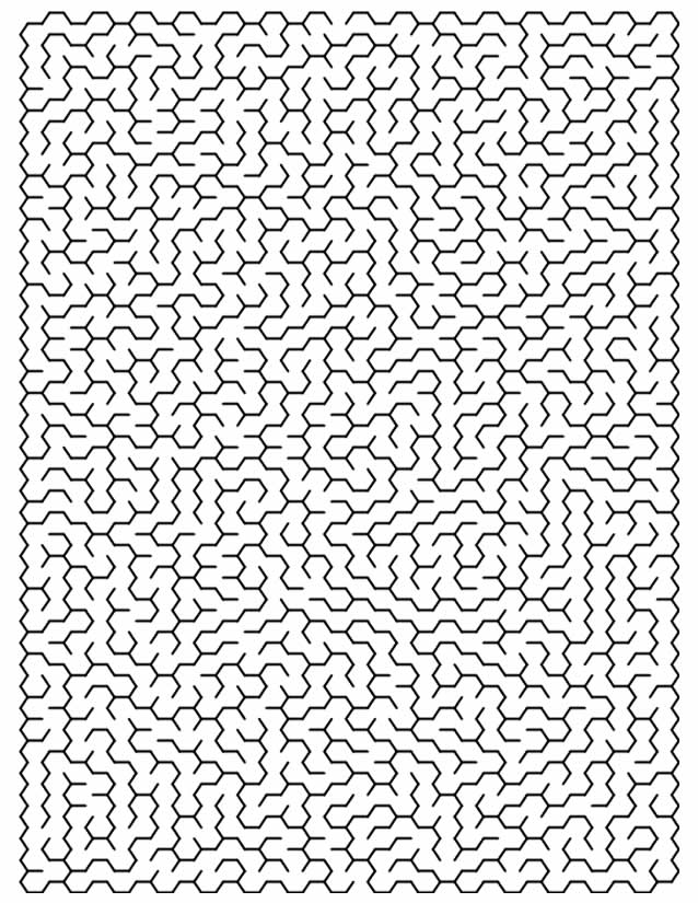 Coloring page: Labyrinths (Educational) #126488 - Free Printable Coloring Pages
