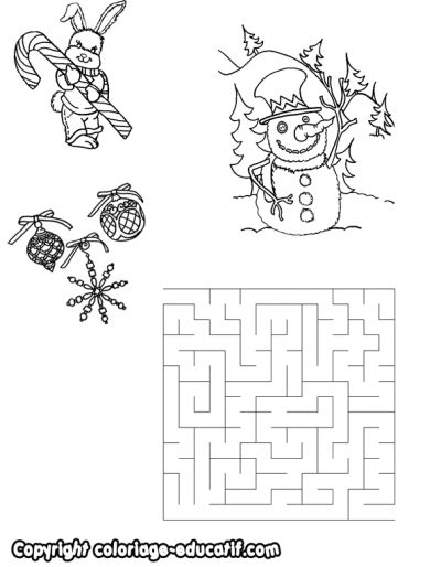 Coloring page: Labyrinths (Educational) #126495 - Printable coloring pages