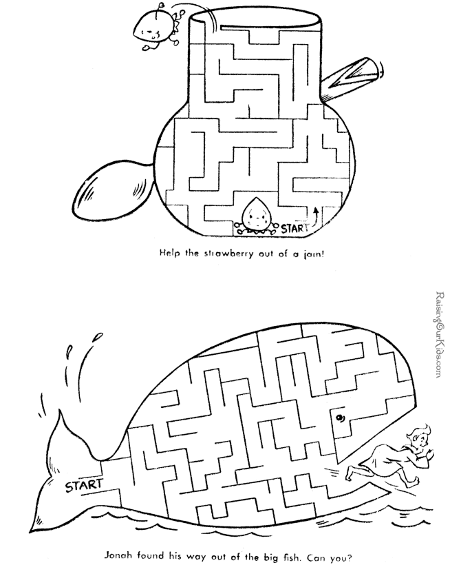 Coloring page: Labyrinths (Educational) #126503 - Printable coloring pages