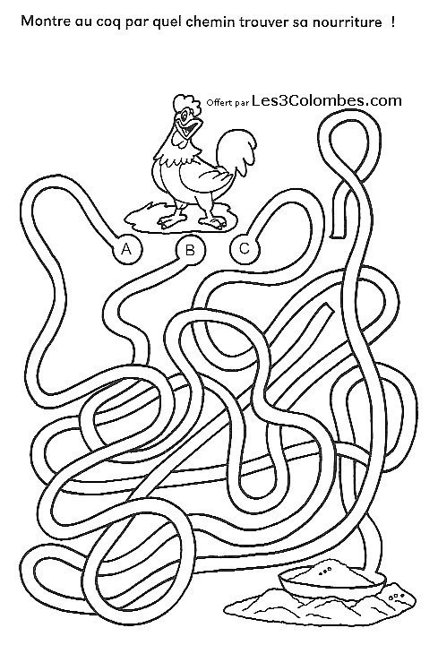 Coloring page: Labyrinths (Educational) #126505 - Printable coloring pages