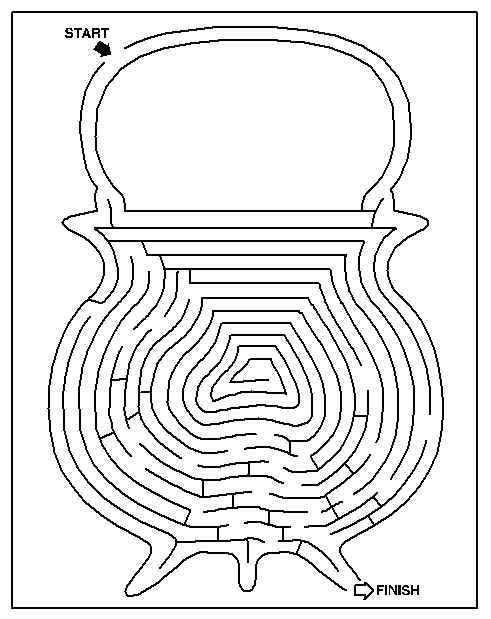 Coloring page: Labyrinths (Educational) #126507 - Free Printable Coloring Pages