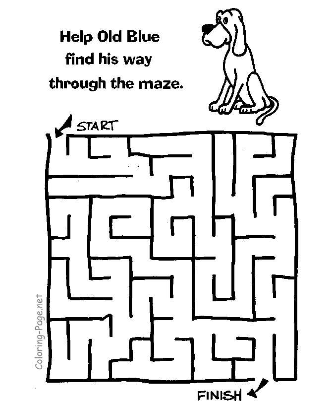 Coloring page: Labyrinths (Educational) #126568 - Free Printable Coloring Pages